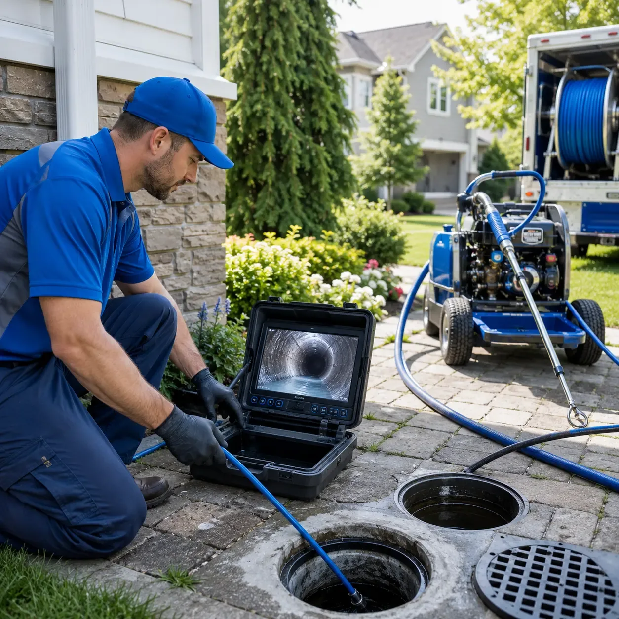 Outdoor drain cleaning professionals serving Benzonia, MI